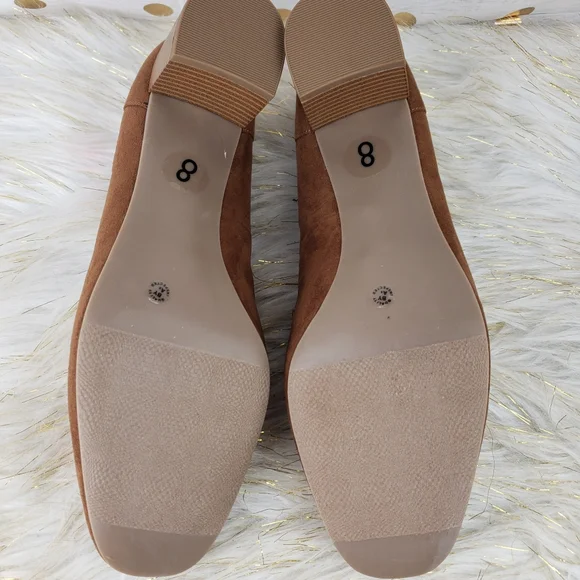 Liz Claiborne Marmara Refined Comfort  Brown Suede Penny Loafers Size 8M - Picture 12 of 12